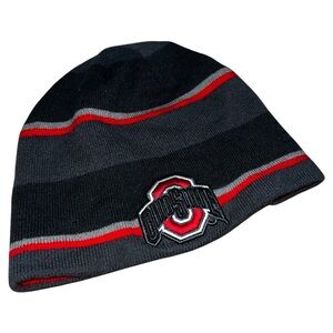Nike Ohio State Buckeyes Beanie Red, Black and Gray OSFM